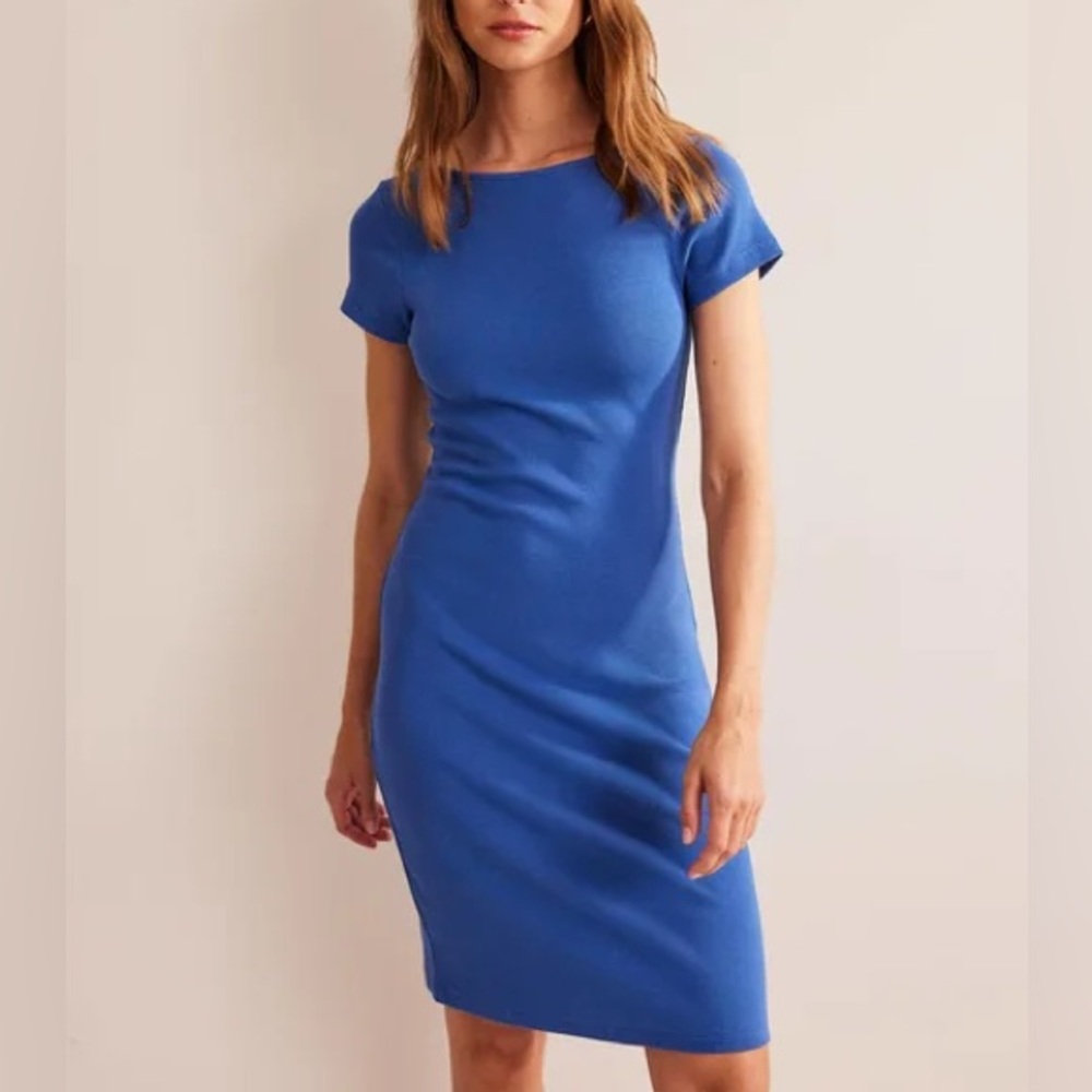Boden Blue Fitted Dress